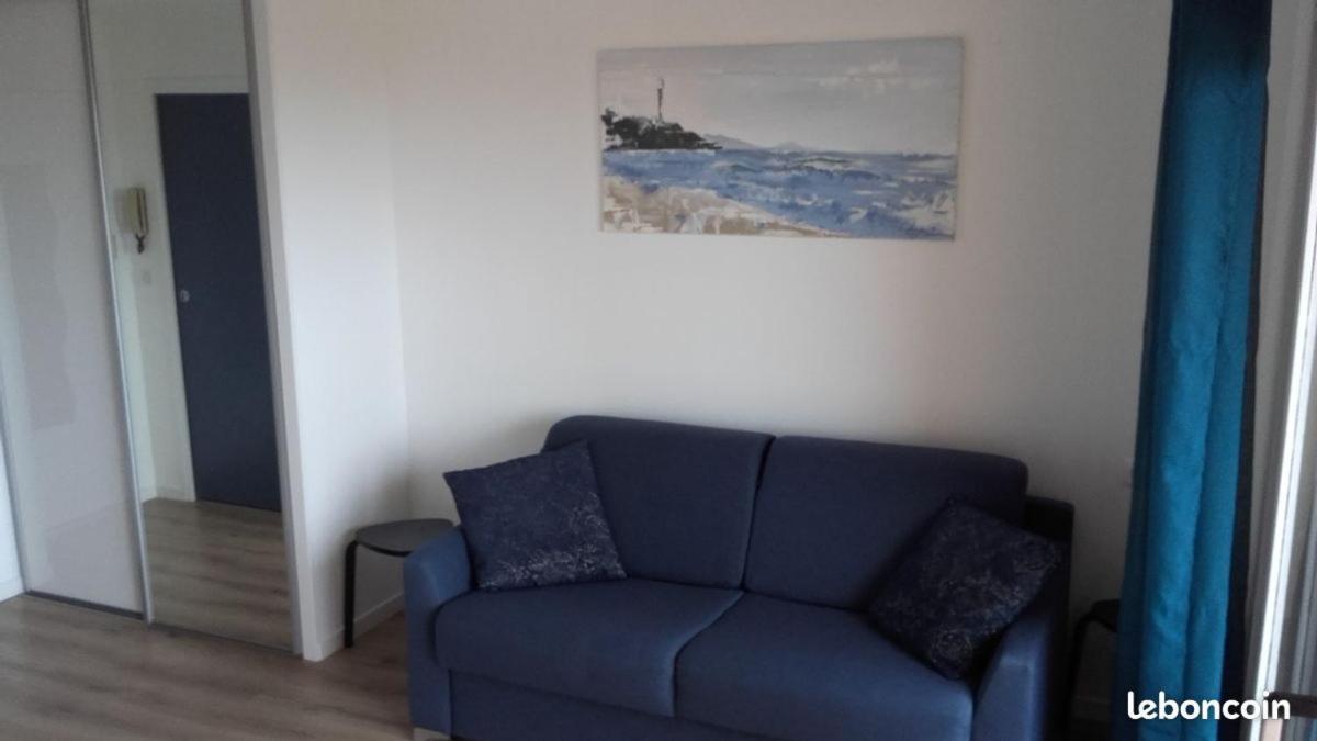 ANGLET-BIARRITZ Studio vue Mer - Terrasse + Garage Esterno foto